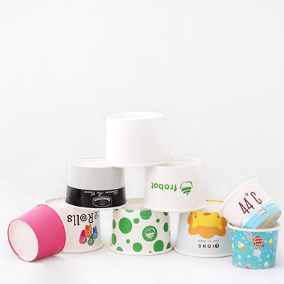 363cc Bebidas Compostabilidade Papel Taças de Parede Única de Alimentos Container para levar