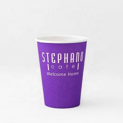 540 ml copos de café descartáveis duplos revestidos com PE de 16 oz de papel de parede único