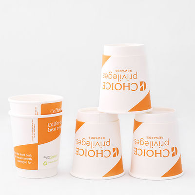 Copo de papel de parede duplo de qualidade alimentar 360ml 10oz Copo de café quente