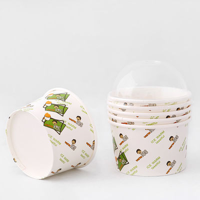 350 ml de Papel de Copo de Sorvete Desertos de Papel Personalizados descartáveis