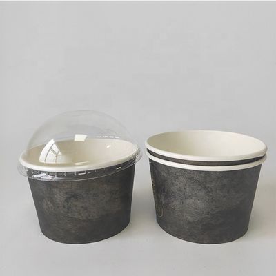 Caixa de papel de bebidas quentes em tamanho 500 ml recipiente para levar com tampa de domo