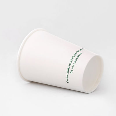Copo de papel de bebidas frias descartável 7oz 210ml Copo de parede única revestido de plástico livre