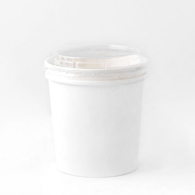 Alimentos Eco-friendly Copas descartáveis 500 ml para ir Snack Copas de papel