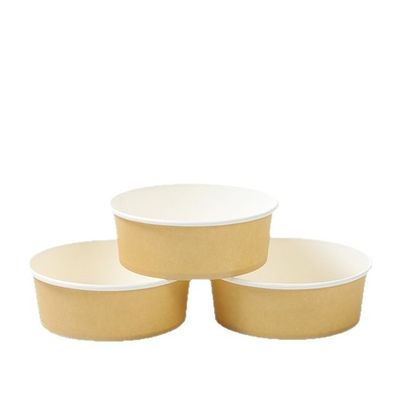 Logotipo Personalizado Caixa de Papel Impresso 650ml Forma Única Biodegradável PLA revestido