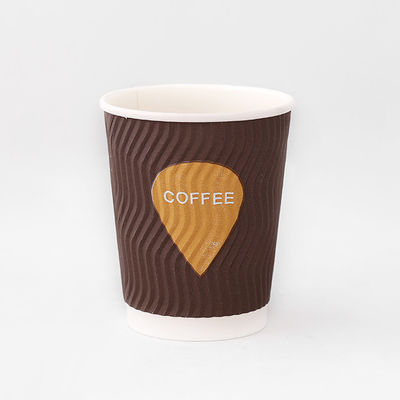 Copos de café de papel de cartão descartáveis de 8 oz Copos de suco de papel de tamanho personalizado