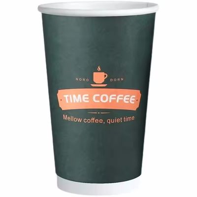 Disponível 630ml Duplo Copo de Papel de Parede PLA revestido 22oz Copo de Papel de Bebida