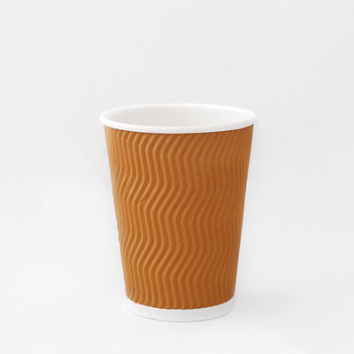 Taças de café de correntes biodegradáveis Taças de beber de papel personalizadas de 10 oz