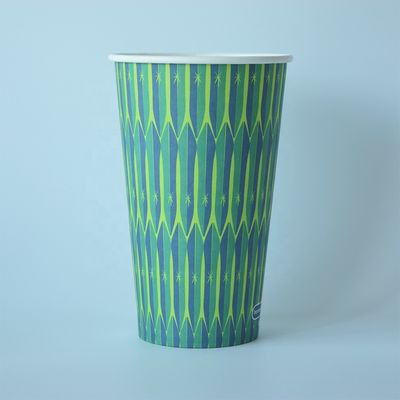 Disponível 12 oz 430ml Single Paper Cup PLA Coating Eco-Friendly