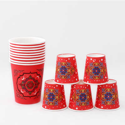 Copos de papel descartáveis com logotipo personalizado 8oz 12oz 16oz para bebidas quentes