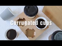 Copo de papel de parede de ondulação5